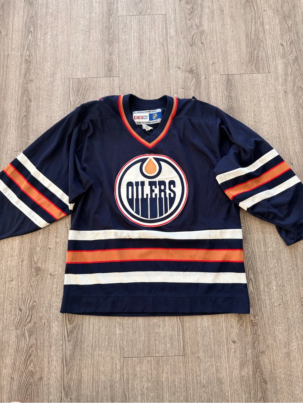 Edmonton Oilers Hockey Jersey NHL CCM Size M